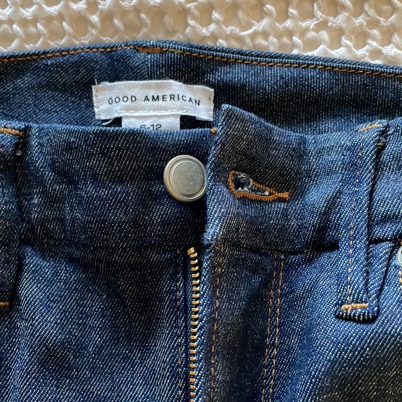GOOD AMERICAN ALWAYS FITS DENIM SKINNY JEANS 6 8 10 Blue High Waisted Never Worn - Picture 9 of 12